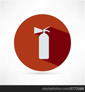 Fire extinguisher isolated on a white background