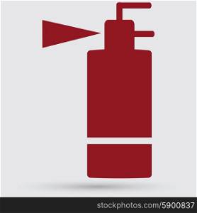 Fire extinguisher line icon