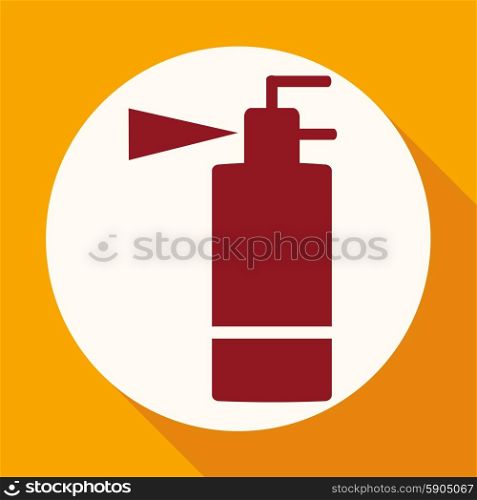 Fire extinguisher line icon
