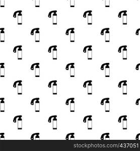 Fire extinguisher pattern seamless in simple style vector illustration. Fire extinguisher pattern vector