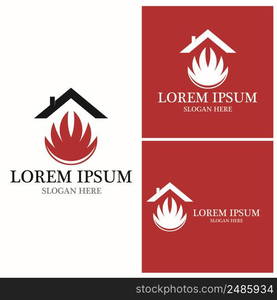 Fire flame icon and symbol vector illustration