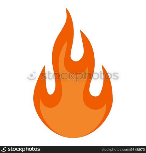 Fire flame icon fire emitting warm heat c&fire flame