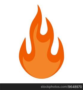 Fire flame icon fire emitting warm heat c&fire flame