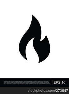 Fire Flame icon template