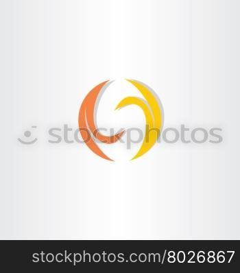 fire flame letter s logo icon vector symbol