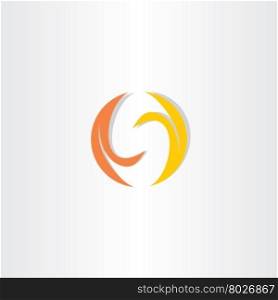 fire flame letter s logo icon vector symbol