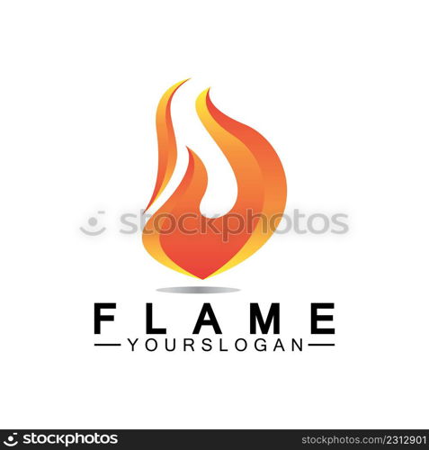 Fire Flame Logo design vector template