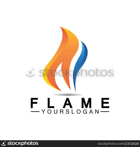 Fire Flame Logo design vector template