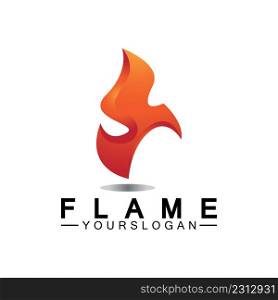 Fire Flame Logo design vector template