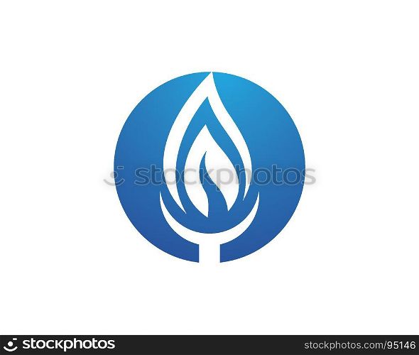 Fire flame Logo Template. Fire flame Logo Template vector icon Oil, gas and energy logo concept
