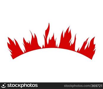 Fire flame Logo Template illustration design