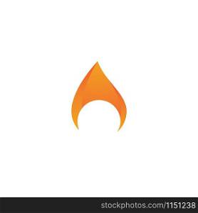 Fire flame Logo Template Oil, gas and energy logo concept