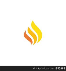 Fire flame Logo Template vector