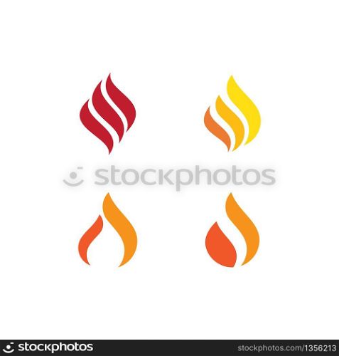 Fire flame Logo Template vector