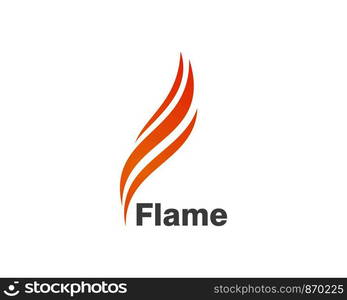 Fire flame Logo Template vector icon