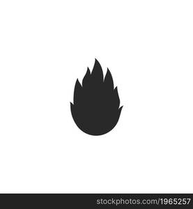 Fire flame Logo Template vector icon Oil, gas and energy logo concept