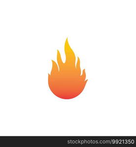 Fire flame Logo Template vector icon Oil, gas and energy logo concept