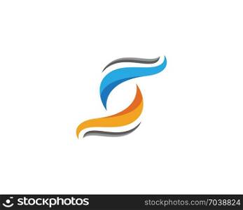 Fire flame Logo Template vector illustration