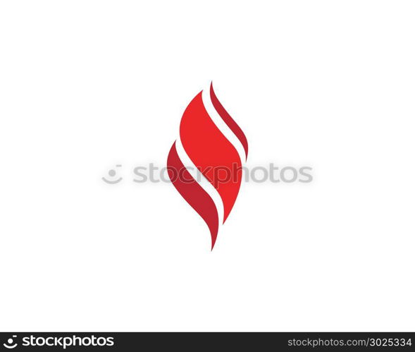 Fire flame Logo Template vector illustration design