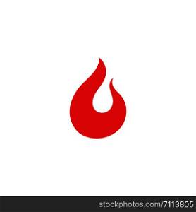 Fire flame logo vector ilustration