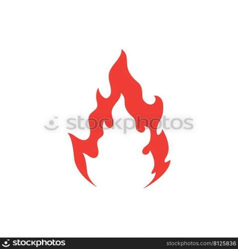 Fire flame Logo vector, Oil, gas and energy logo concept