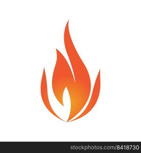 Fire flame Logo vector, Oil, gas and energy logo concept