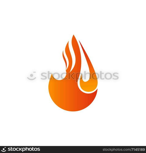 Fire flame Logo vector Template