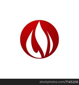Fire flame Logo vector Template