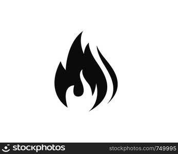 fire flame vector icon design illustration