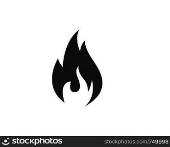 fire flame vector icon design illustration