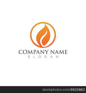 Fire flame vector illustration design template