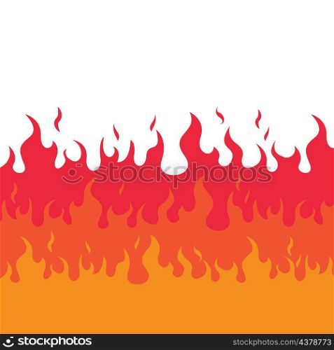 Fire flame vector illustration design template web