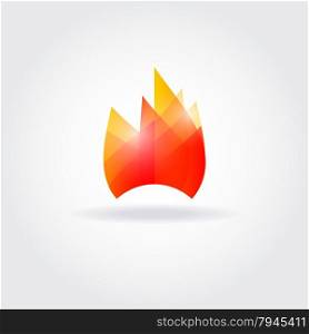 Fire flame vector logo design. Fire flame vector logo design.