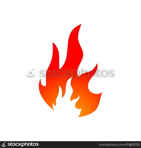 Fire graphic design template vector isolated illustration