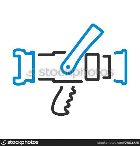 Fire Hose Icon. Editable Bold Outline With Color Fill Design. Vector Illustration.