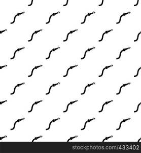 Fire hose with water drops pattern seamless in simple style vector illustration. Fire hose with water drops pattern vector