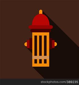 Fire hydrant icon. Flat illustration of fire hydrant vector icon for web design. Fire hydrant icon, flat style