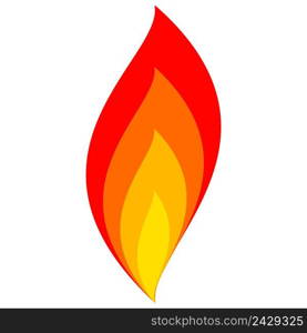 fire icon, flame vector sign fire symbol from flame