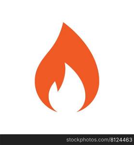 Fire icon symbol simple design