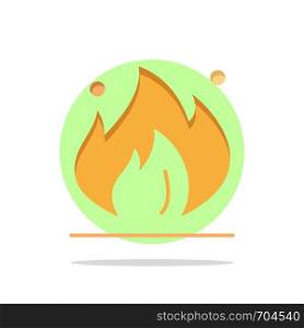 Fire, Industry, Oil, Construction Abstract Circle Background Flat color Icon