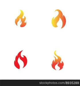 fire logo and symbol set design,vector illustration