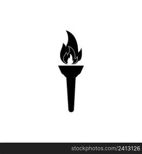 fire logo icon vector design template