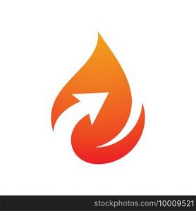 Fire logo images  illustration design