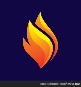 Fire logo images  illustration design