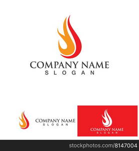 Fire Logo Template  Flame Clipart  Symbol  Icon Vector 