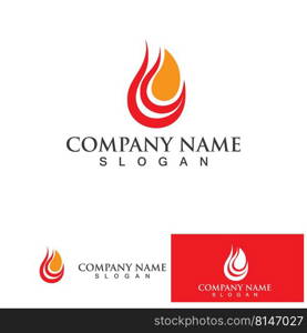 Fire Logo Template  Flame Clipart  Symbol  Icon Vector 