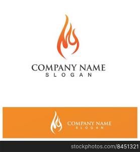 Fire Logo Template  Flame Clipart  Symbol  Icon Vector 