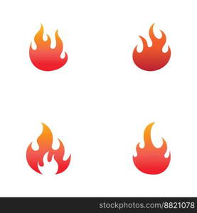 Fire Logo Template  Flame Clipart  Symbol  Icon Vector 