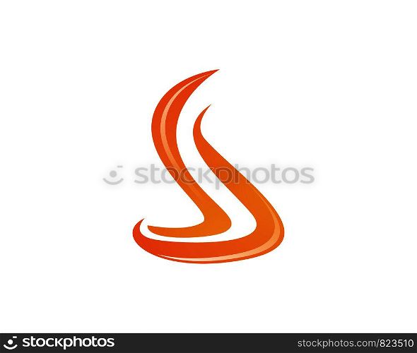 Fire Logo Template vector icon Oil, gas and energy logo concept