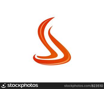 Fire Logo Template vector icon Oil, gas and energy logo concept